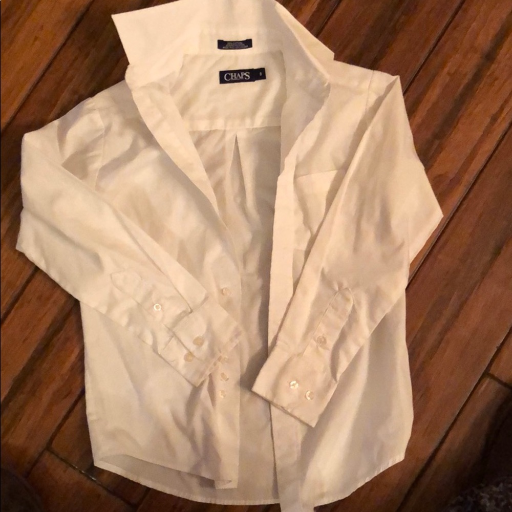 Chaps Ralph Lauren White Button Down 8